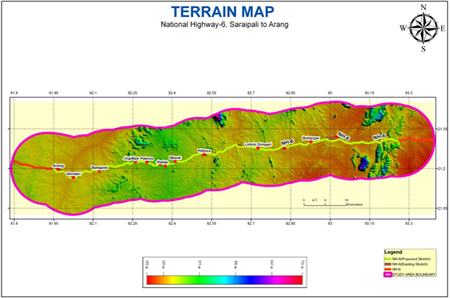GIS Terrain map